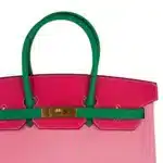 Hermès HSS Birkin 35 Rose Confetti/Rose Tyrien/Bamboo Epsom Brushed Gold Hardware