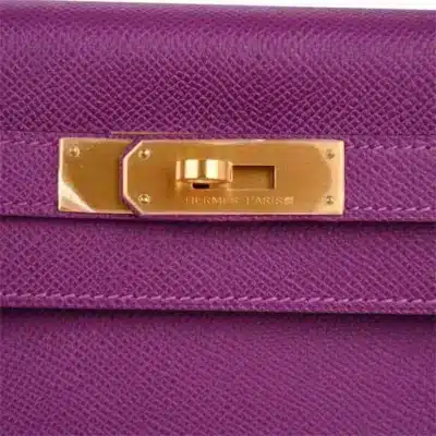 Hermès HSS Kelly 28 Anemone Pink Retourne Epsom Brushed Gold Hardware Luxury bag