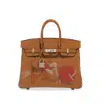 Hermès Rare Collectible Birkin 25 Biscuit Swift In & Out Palladium Hardware Affordable