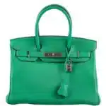 Hermès 2012 Birkin 30 Menthe Clemence Palladium Hardware Lushentic inspired bags