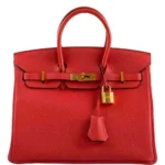 Hermès 2015 Birkin 25 Rouge Pivoine Togo Gold Hardware