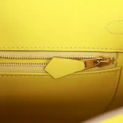 Hermès 2019 Birkin 25 Lime Swift Gold Hardware Lushentic Replica