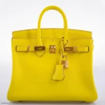 Hermès 2019 Birkin 25 Lime Swift Gold Hardware Lushentic Replica