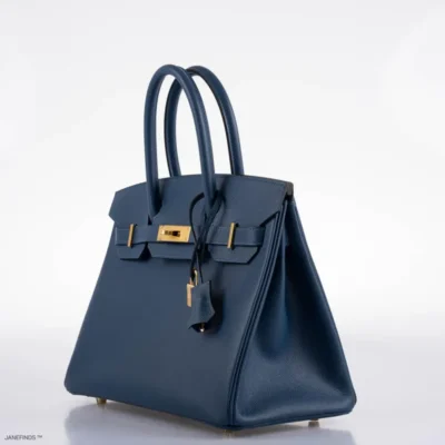 Hermès 2019 Birkin 30 Deep Blue Epsom Gold Hardware Lushentic reviews