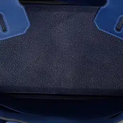 Hermès 2019 Birkin 30 Deep Blue Togo Gold Hardware