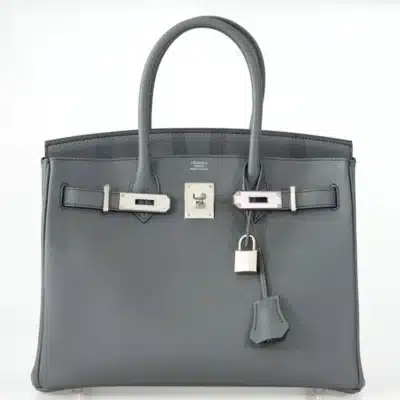 Hermès 2019 Birkin 30 Vert Amande Epsom Palladium Hardware High-quality replica