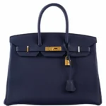 Hermès 2019 Birkin 35 Blue Nuit Togo Gold Hardware Quality Replica