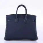 Hermès 2020 Birkin 25 Blue Encre and Orange Togo Palladium Hardware  Replica luxury handbags