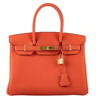 Hermès 2020 Birkin 30 Feu Togo Gold Hardware