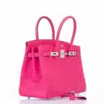 Hermès 2020 Birkin 30 Rose Tyrien Ostrich Palladium Hardware