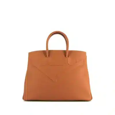 Hermès Rare Collectible 2020 Shadow Birkin 35 Golden Brown Swift