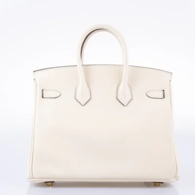 Hermès 2021 Birkin 25 Nata Swift Gold Hardware