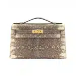 Hermès 2021 Kelly Pochette Ombre Salvator Lizard Gold Hardware Luxury bag lookalikes