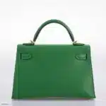 Hermès 2021 Mini Kelly 20 II Sellier Bambou Chevre Gold Hardware replica handbags online