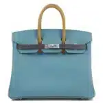 Hermès 2024 Birkin 25 Ecorce/Sesame/Bleu Jean Epsom Palladium Hardware