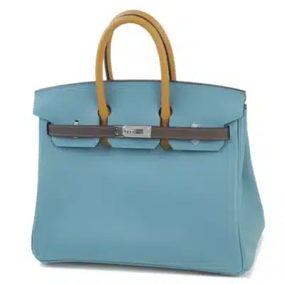 Hermès 2024 Birkin 25 Ecorce/Sesame/Bleu Jean Epsom Palladium Hardware