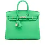 Hermès 2024 Birkin 25 Vert Comics Togo Palladium Hardware