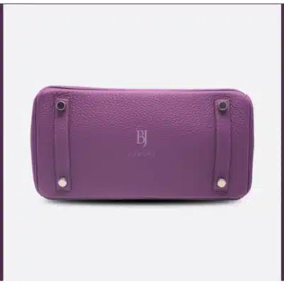 Hermès Kelly 35 Sellier Violet Shiny Porosus Crocodile Palladium Hardware Lushentic replica handbags