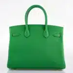 Hermès Birkin 25 Bambou (Bamboo) Green Togo Gold Hardware