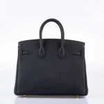 Hermès Birkin 25 Black Togo Gold Hardware