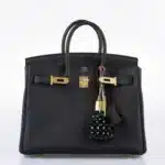 Hermès Birkin 25 Black Togo Gold Hardware