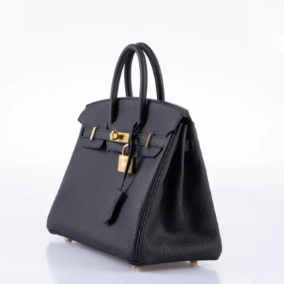 Hermès Birkin 25 Black Togo Gold Hardware