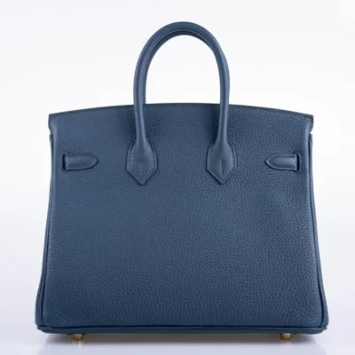 Hermès Birkin 25 Bleu de Prusse Togo Gold Hardware