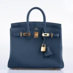 Hermès Birkin 25 Bleu de Prusse Togo Gold Hardware