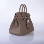 Hermès Birkin 25 Etoupe Swift Palladium Hardware