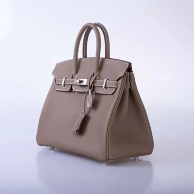 Hermès Birkin 25 Etoupe Swift Palladium Hardware