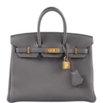 Hermès Birkin 25 Gris Meyer Togo Gold Hardware