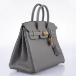 Hermès Birkin 25 Gris Meyer Togo Gold Hardware