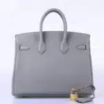 Hermès Birkin 25 Gris Mouette Togo Gold Hardware