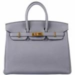 Hermès Birkin 25 Gris Mouette Togo Gold Hardware