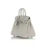 Hermès Birkin 25 Gris Perle Verso Ostrich Palladium Hardware