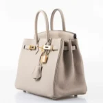 Hermès Birkin 25 Gris Tourterelle Togo Gold Hardware