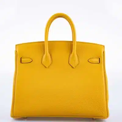 Hermès Birkin 25 Jaune Ambre Togo Gold Hardware replica handbags online