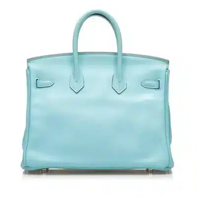 Hermès Birkin 25 Light Blue Swift Palladium Hardware