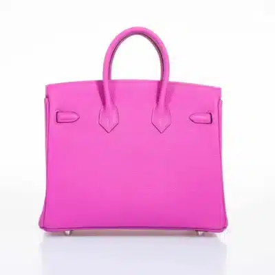 Hermès Birkin 25 Magnolia Togo Palladium Hardware Replica Bags