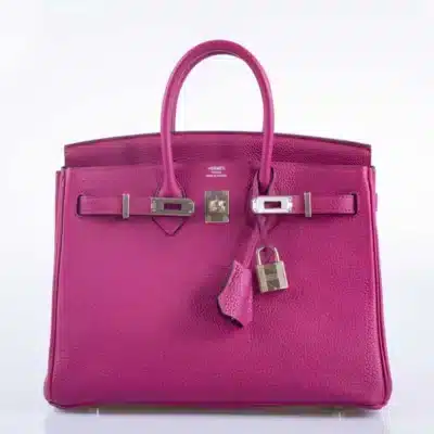 Hermès Birkin 25 Rose Pourpre Togo Palladium Hardware Luxury bag