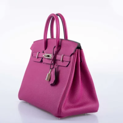 Hermès Birkin 25 Rose Pourpre Togo Palladium Hardware Luxury bag