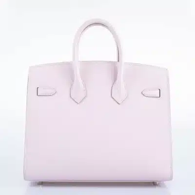 Hermès Birkin 25 Sellier Mauve Pale Epsom Palladium Hardware