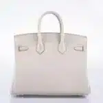 Hermès Birkin 25 Touch Beton Matte Alligator Mississippiensis & Togo Palladium Hardware