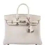 Hermès Birkin 25 Touch Beton Matte Alligator Mississippiensis & Togo Palladium Hardware