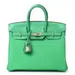 Hermes Birkin 25 Touch Vert Comics Togo & Matte Alligator Mississippiensis Palladium Hardware