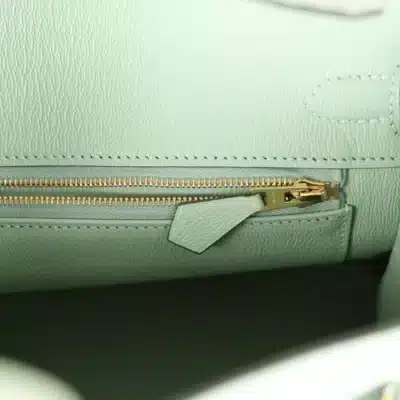 Hermès Birkin 25 Vert D'Eau Matte Alligator Mississippiensis Gold Hardware