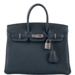 Hermès Birkin 25 Vert Rousseau Togo Palladium Hardware Replica luxury handbag