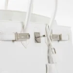 Hermès Birkin 25 White Epsom Palladium Hardware Luxury bag