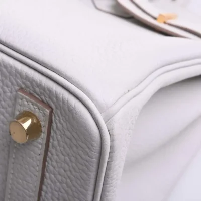 Hermès Birkin 25 White Togo Gold Hardware