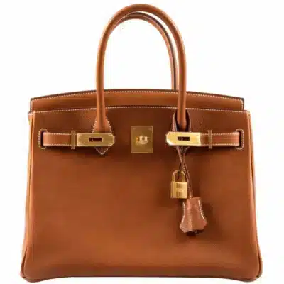 Hermès Rare Collectible Birkin 30 Barenia Faubourg Togo Gold Hardware Replica Designer Bags